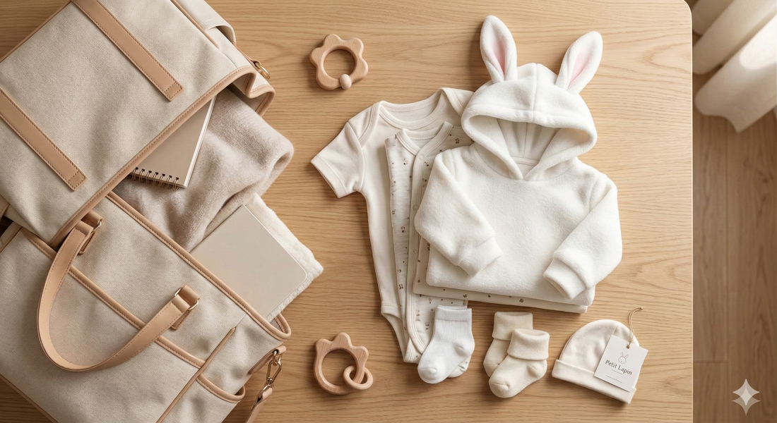 Wyprawka do szpitala: 5 ubranek, których naprawdę potrzebujesz w pierwszych dniach.