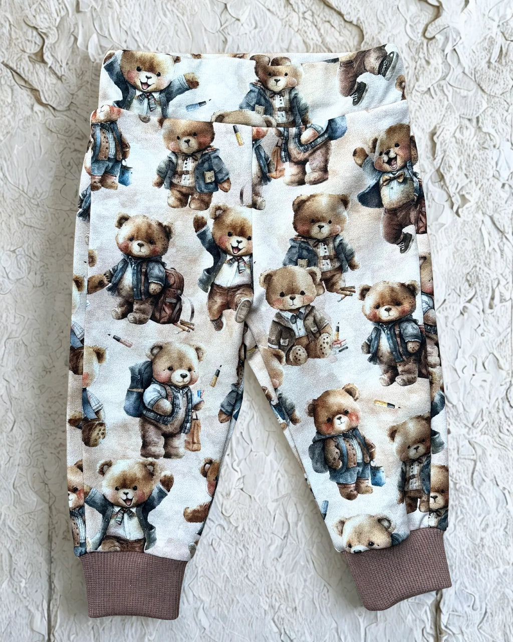 Komplet dresowy w misie w odcieniach brązu - Bunny Baby