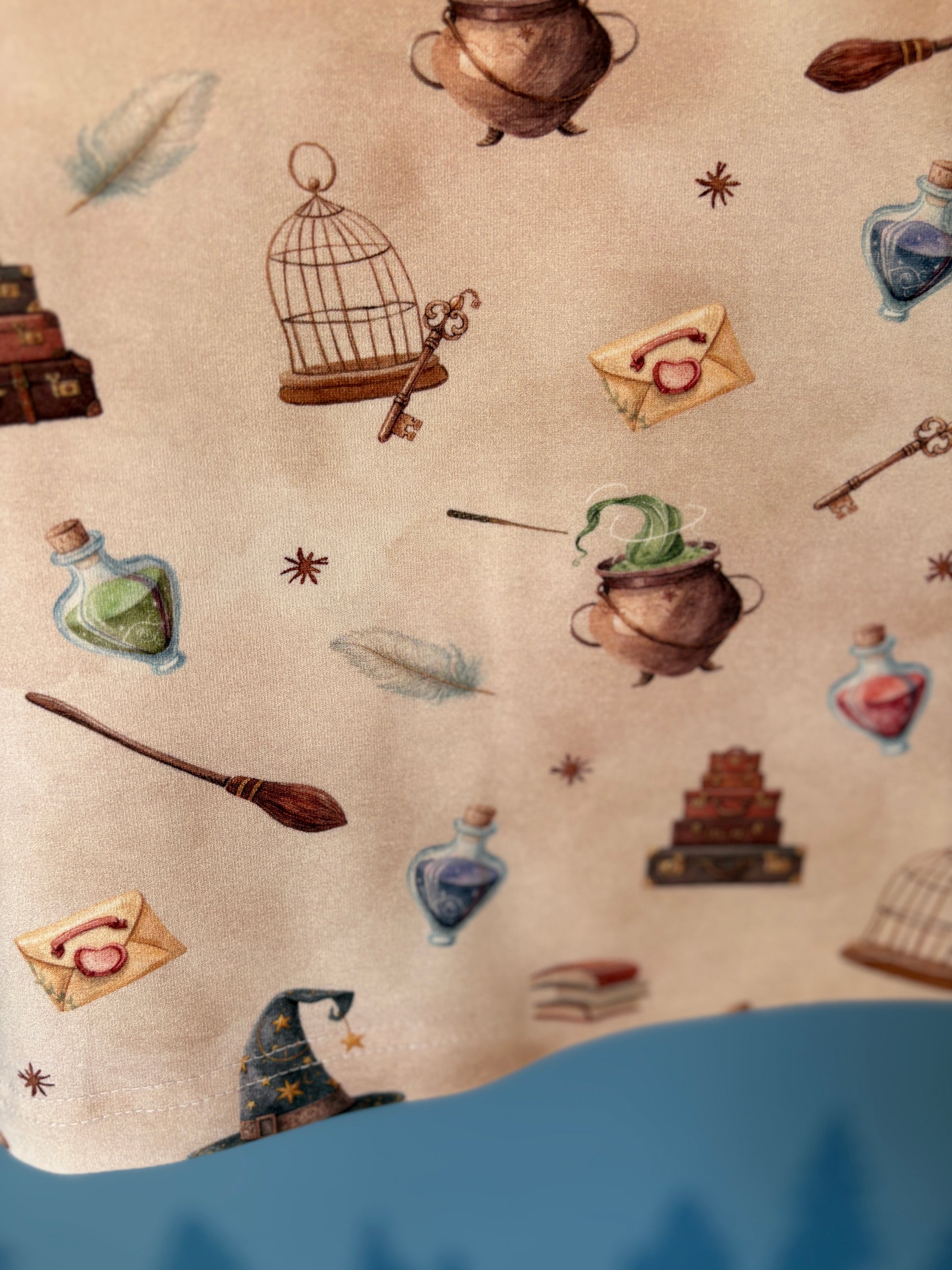 T-shirt oversize szkoła magii