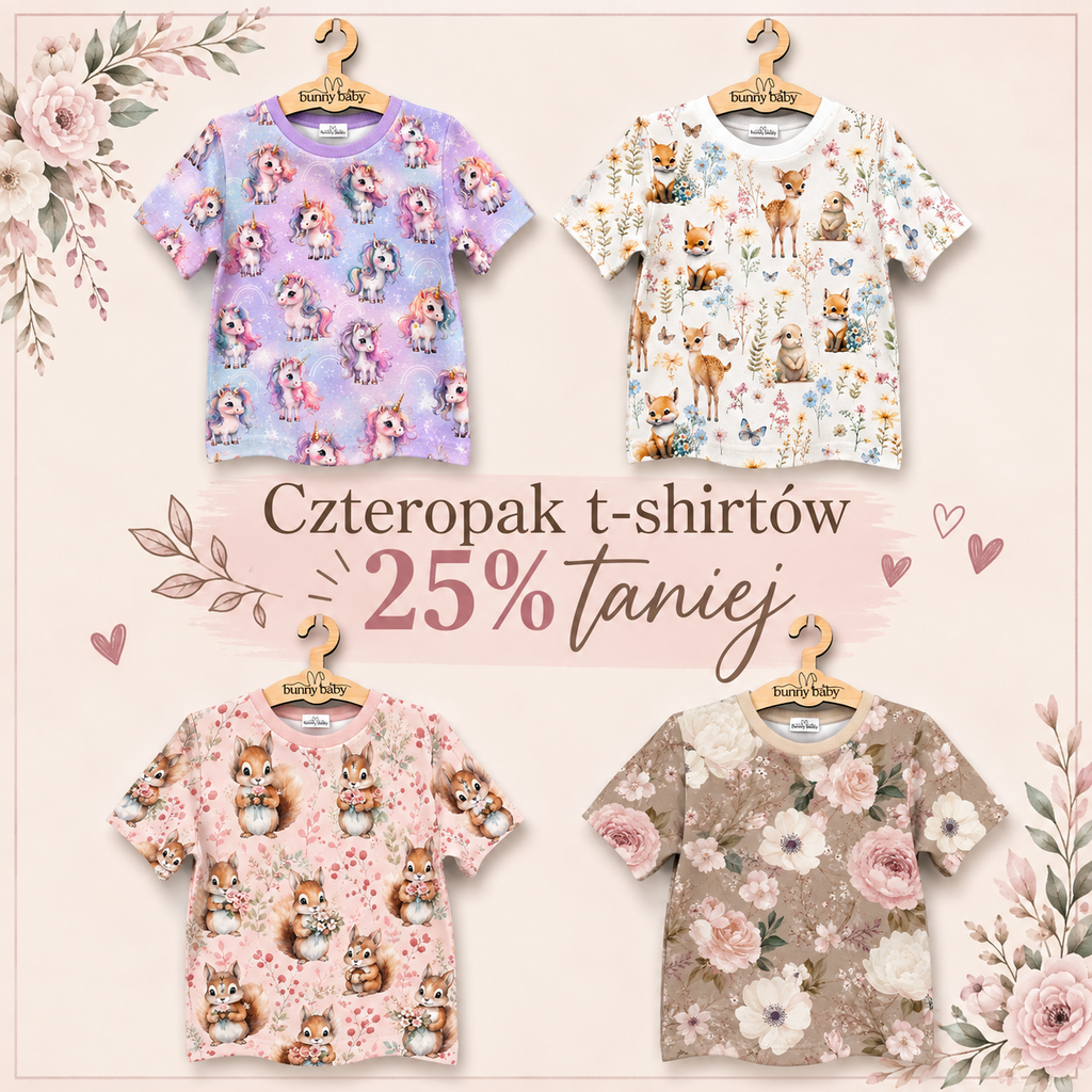 Zestaw t-shirtów 25% taniej
