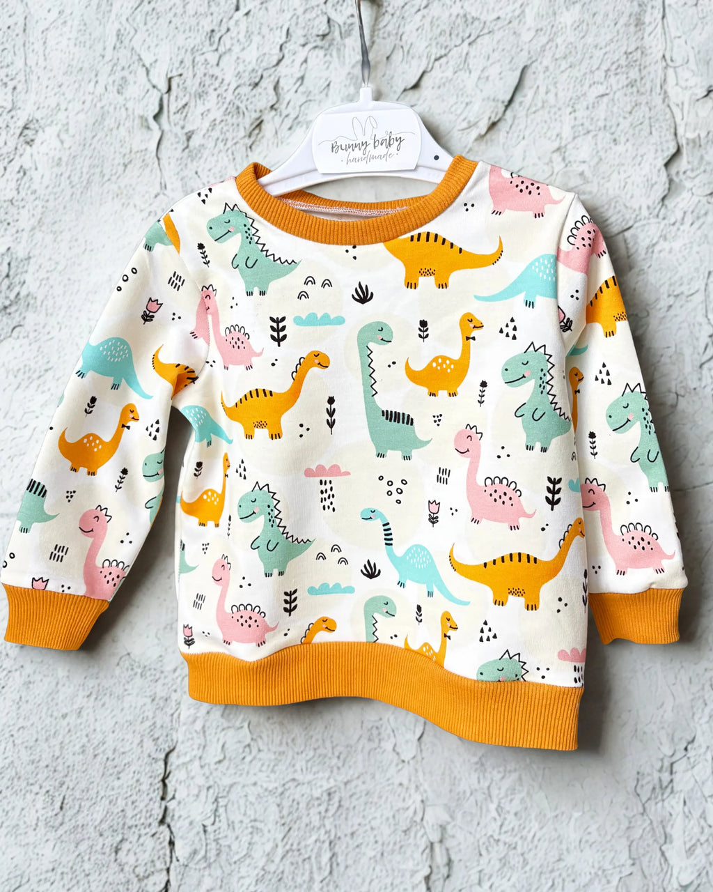 Komplet dresowy w bajkowe dinozaury - Bunny Baby