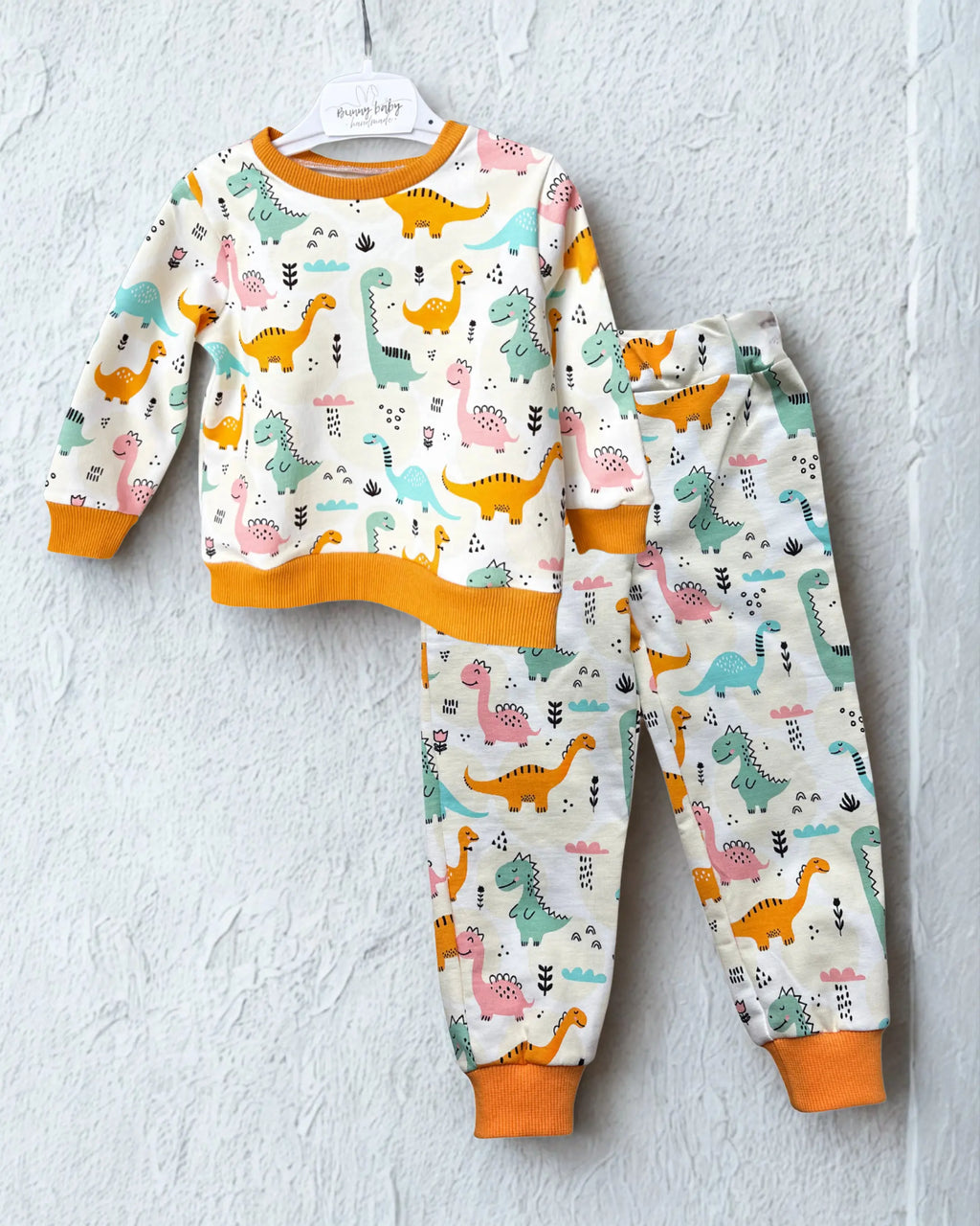 Komplet dresowy w bajkowe dinozaury - Bunny Baby