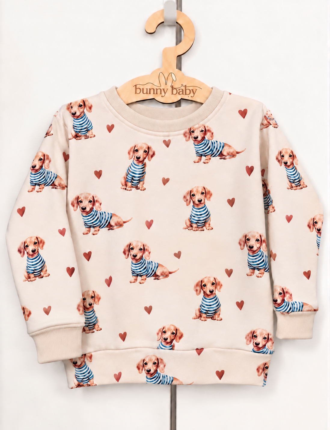 Bluza beżowa w jamniczki
