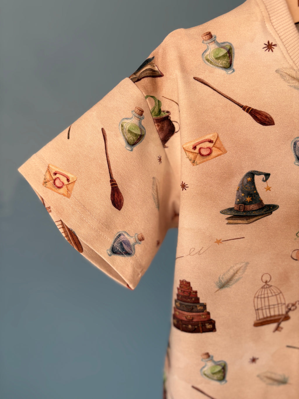 T-shirt oversize szkoła magii