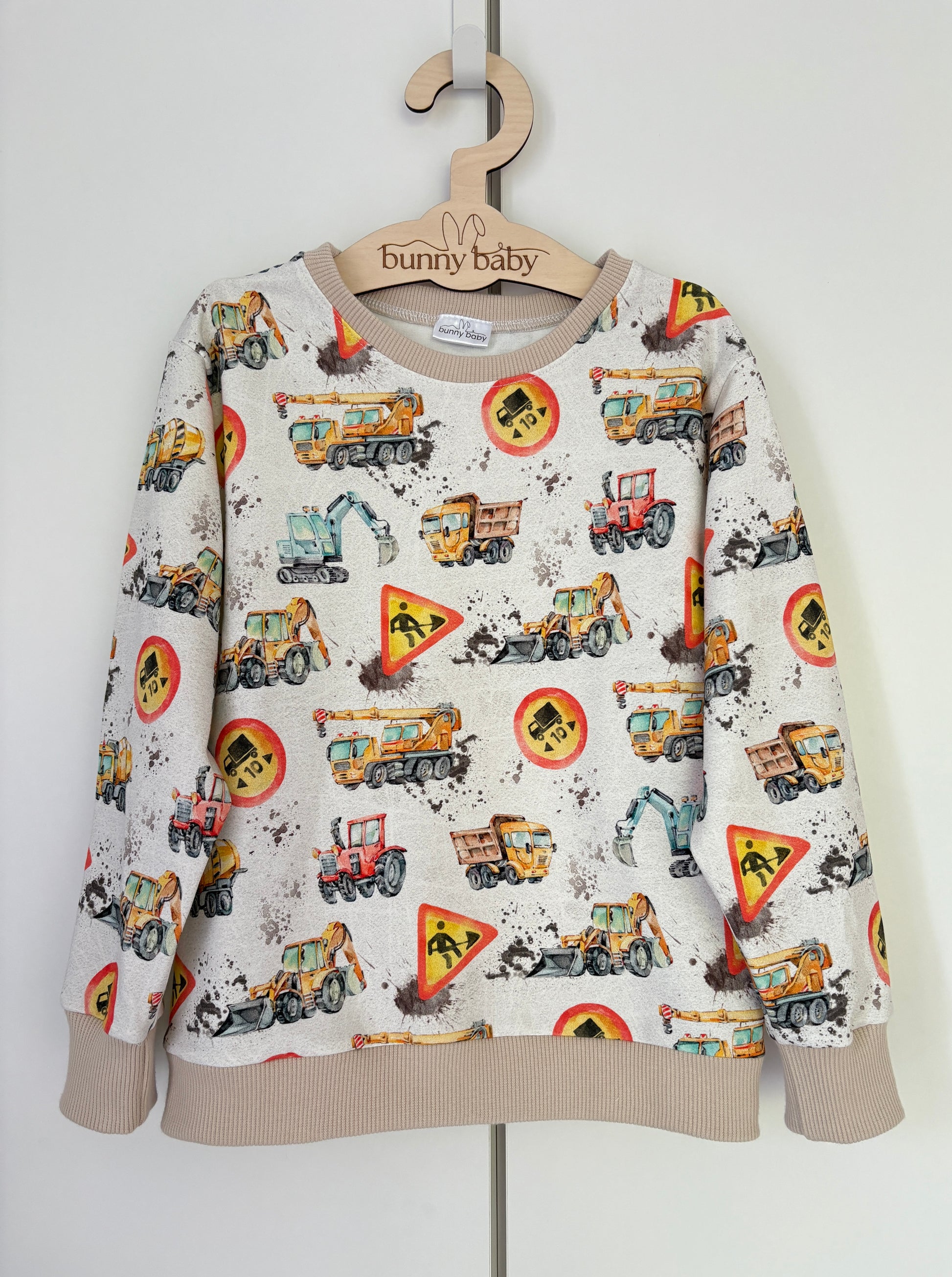 Bluza plac budowy w odcieniach beżu