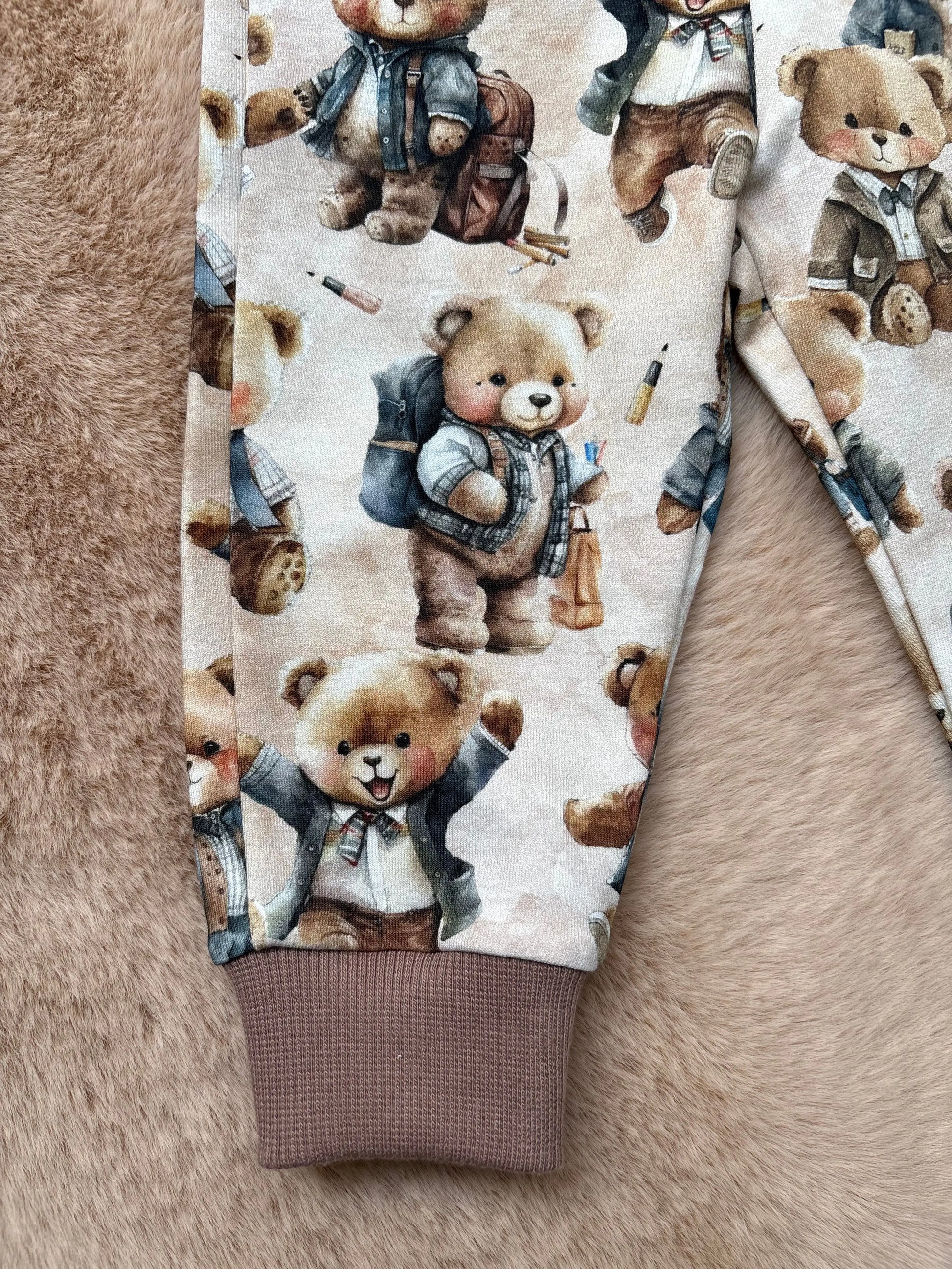 Spodnie w misie w odcieniach brązu - Bunny Baby