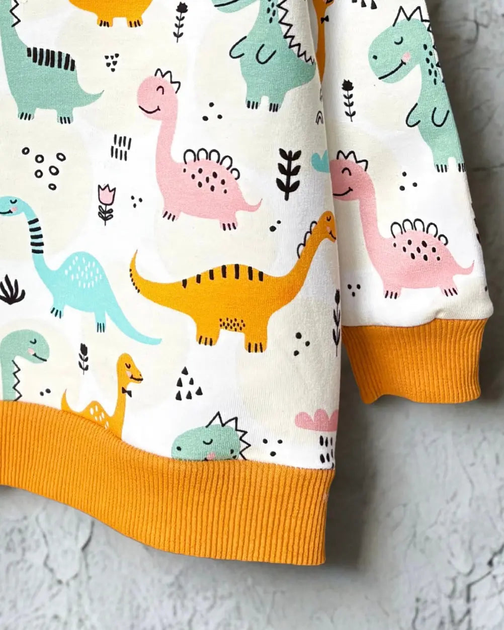 Komplet dresowy w bajkowe dinozaury - Bunny Baby