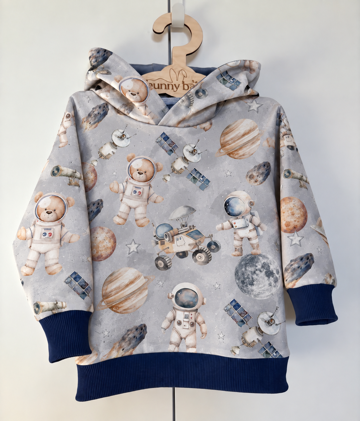 Bluza z kapturem astronauci