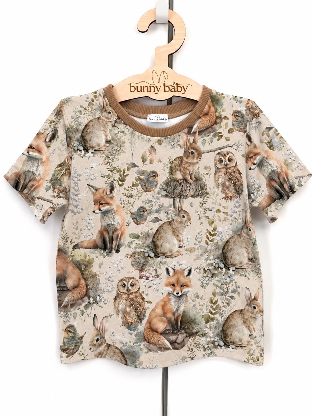 T-shirt zwierzęta leśne