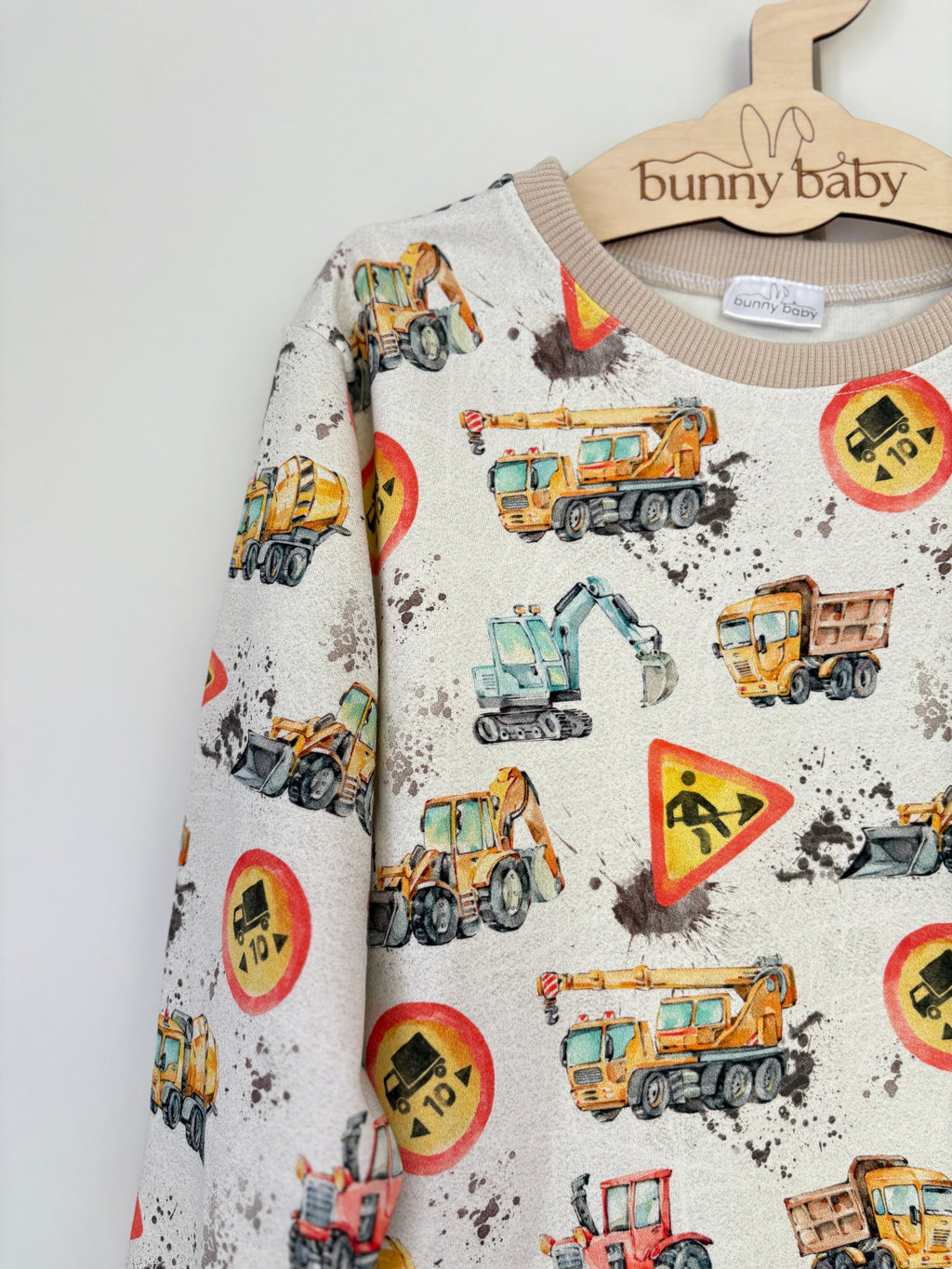 Bluza plac budowy w odcieniach beżu
