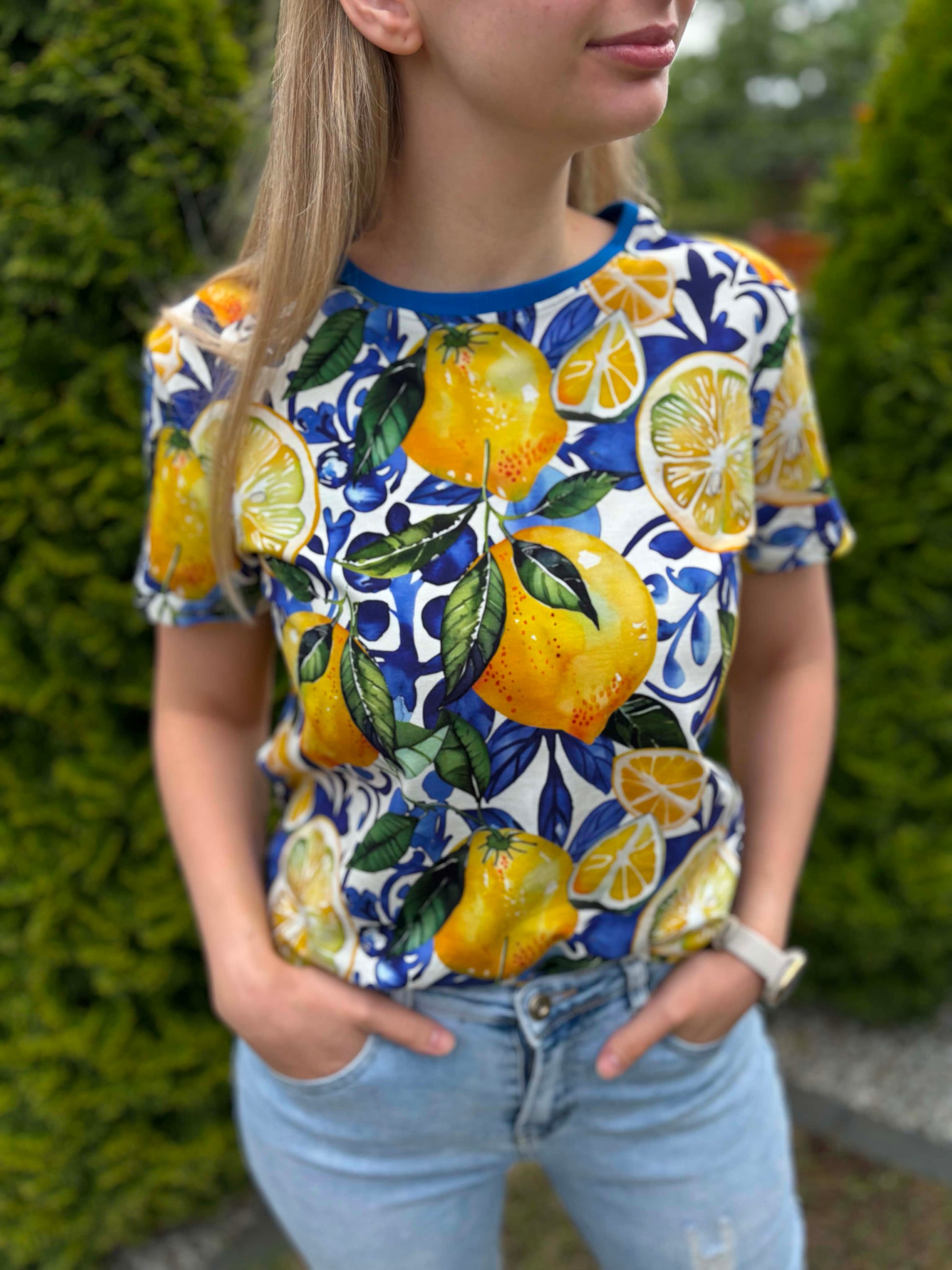 T-shirt w cytrynki