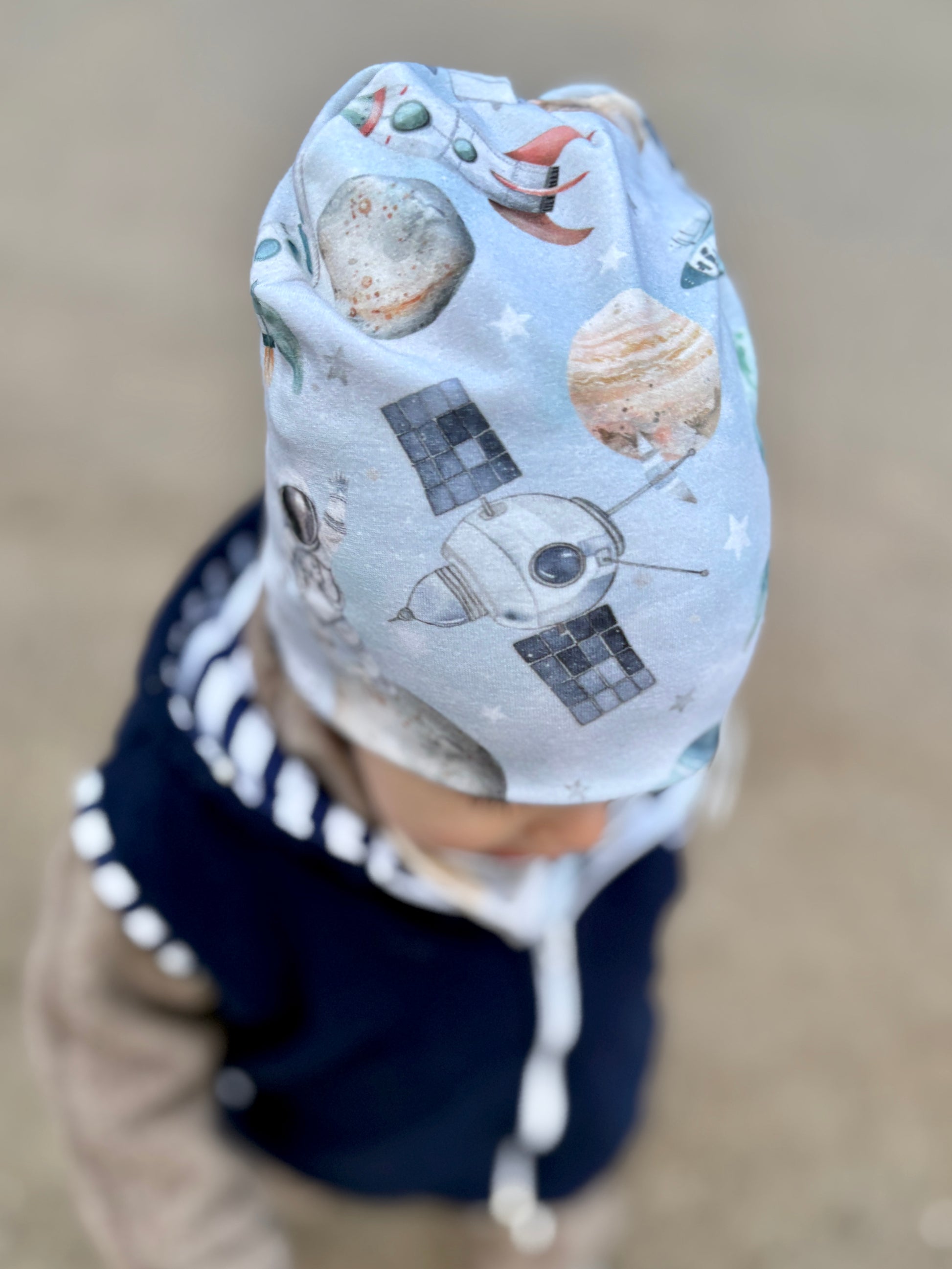 Komplet wiosenny czapka plus komin