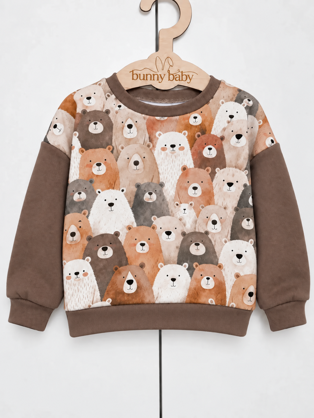 Komplet dresowy w misie bluza i spodnie