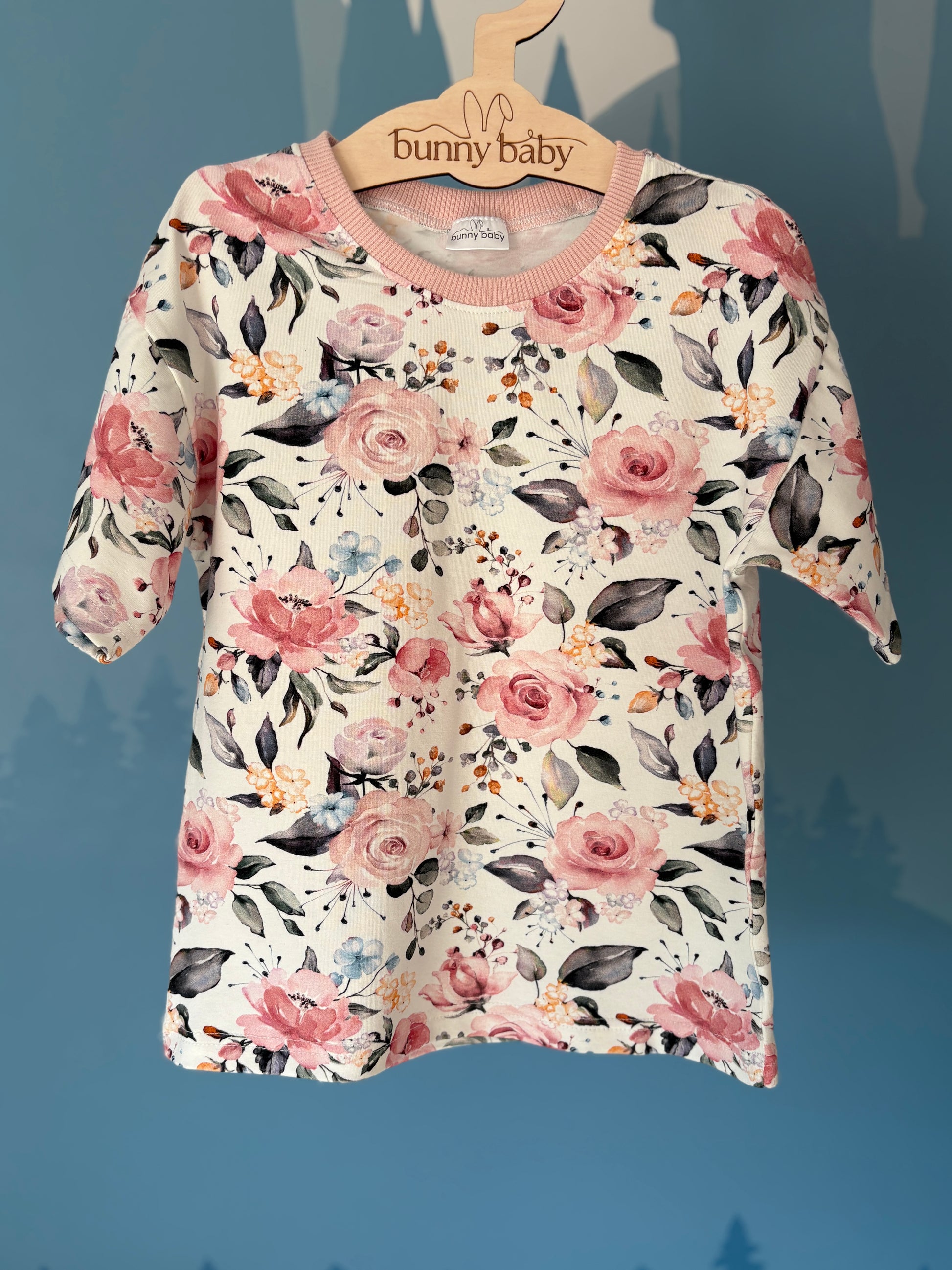 3-pak t-shirtów oversize dla dziewczynki