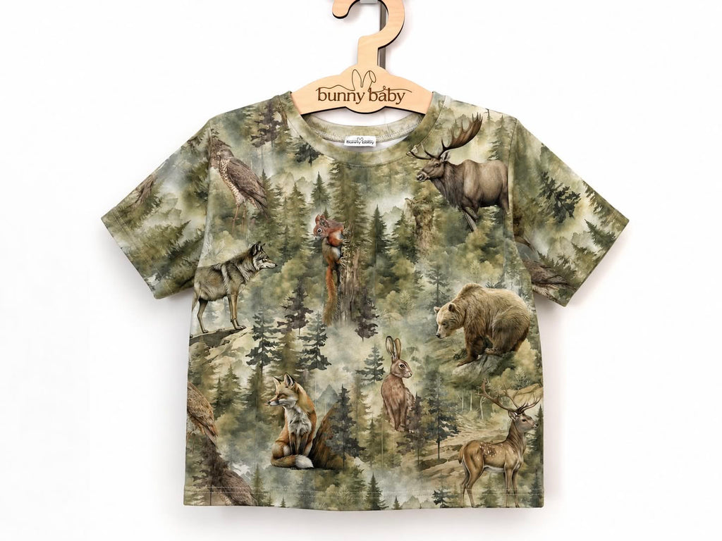 T-shirt leśne zwierzątka