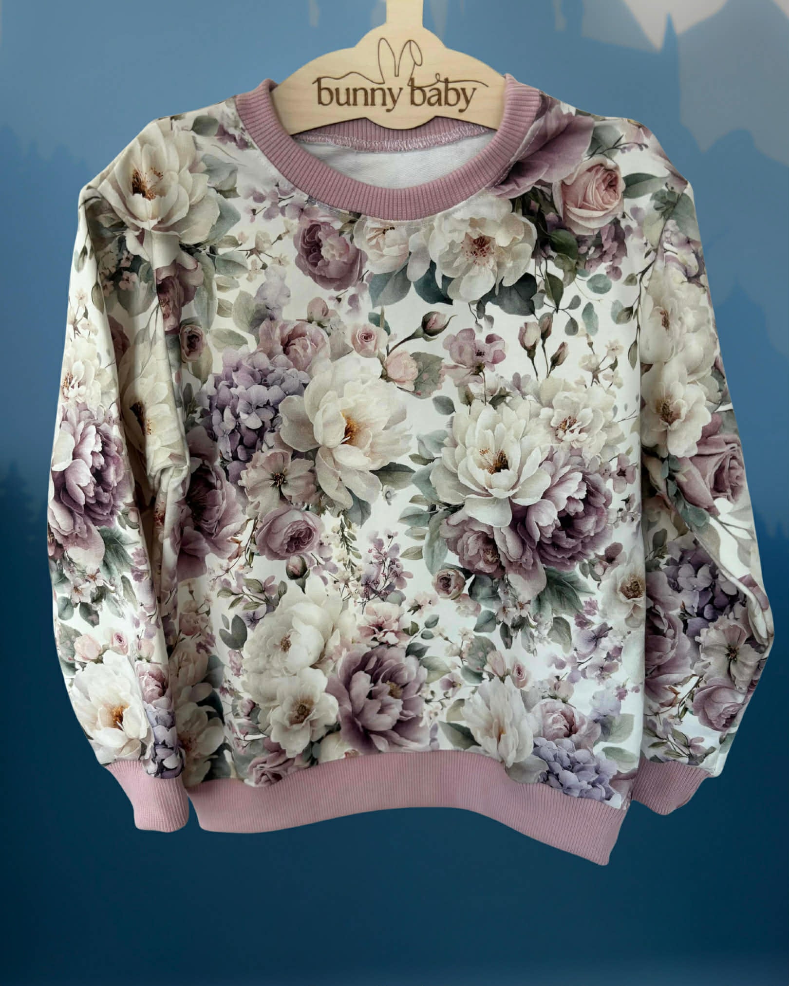 Liliowa bluza newbie