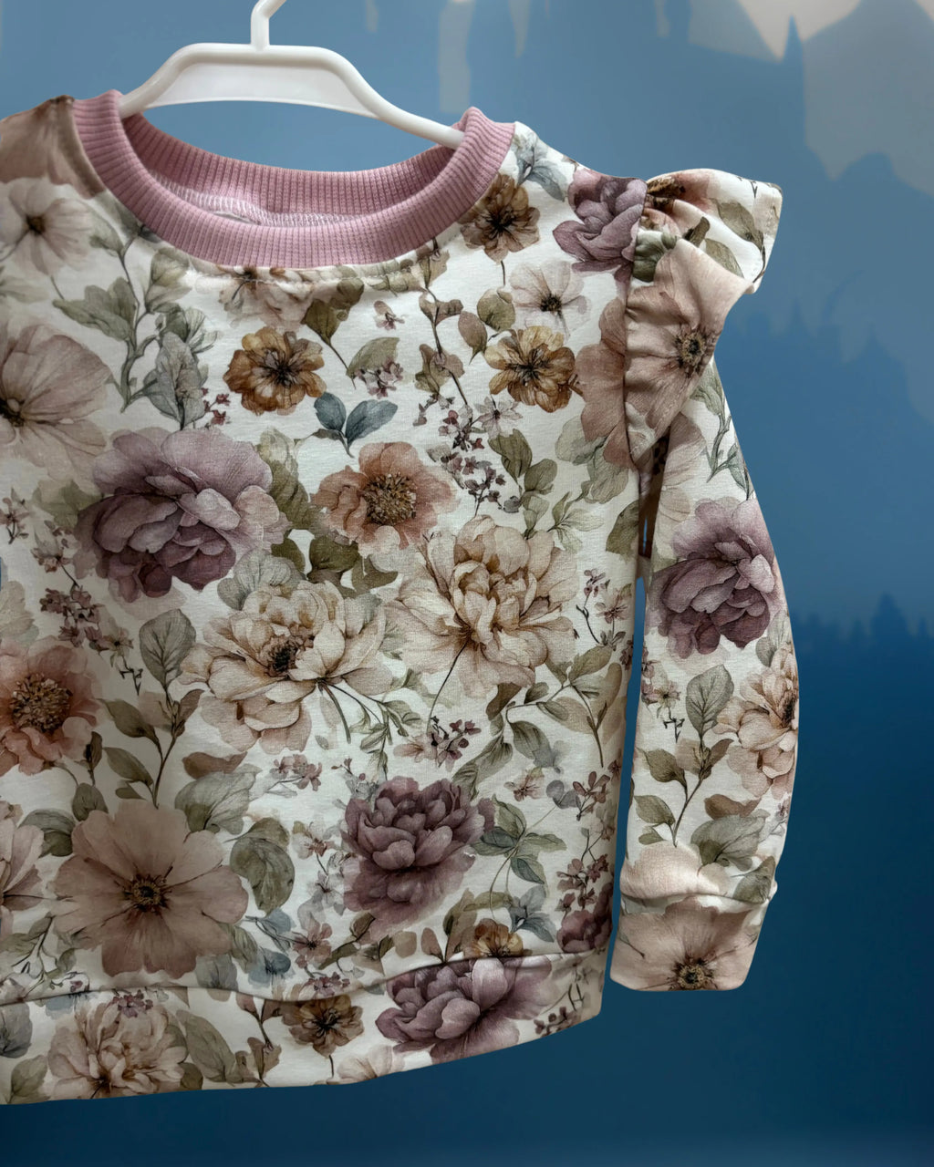 Bluza z falbankami kwitnący ogród - Bunny Baby