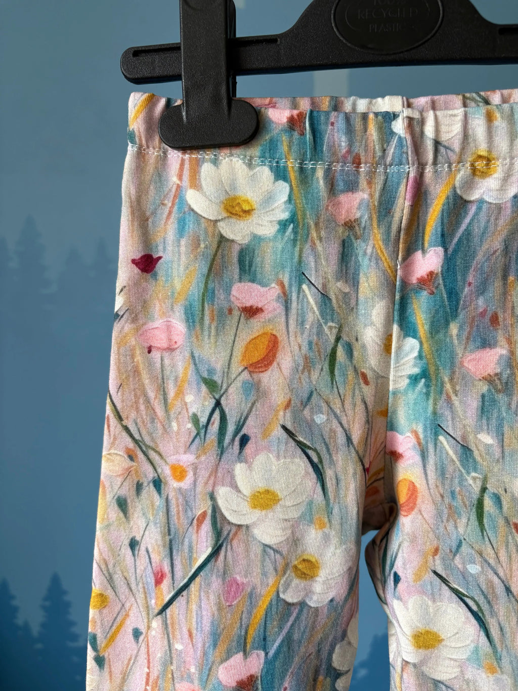 Kwieciste legginsy w odcieniach różu - Bunny Baby