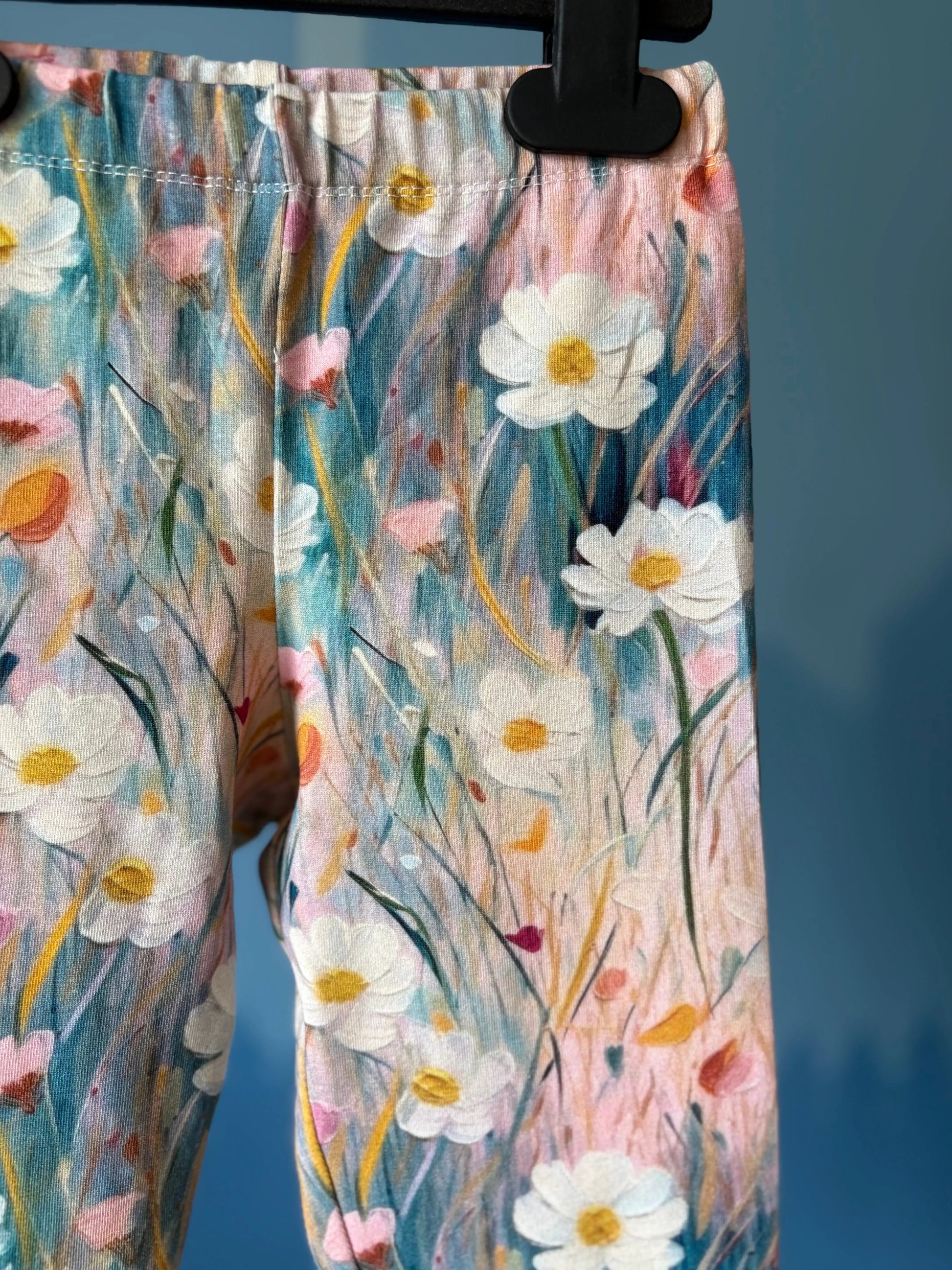 Kwieciste legginsy w odcieniach różu - Bunny Baby