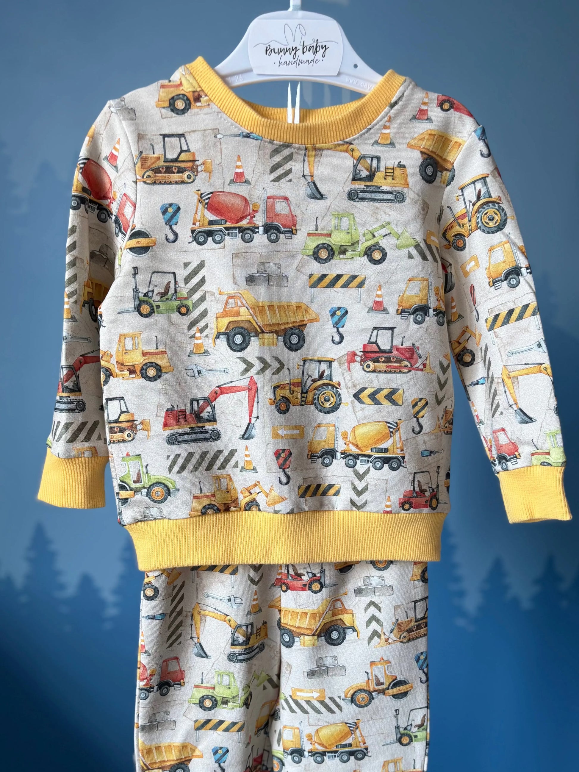 Komplet dresowy "Koparki" - Bunny Baby