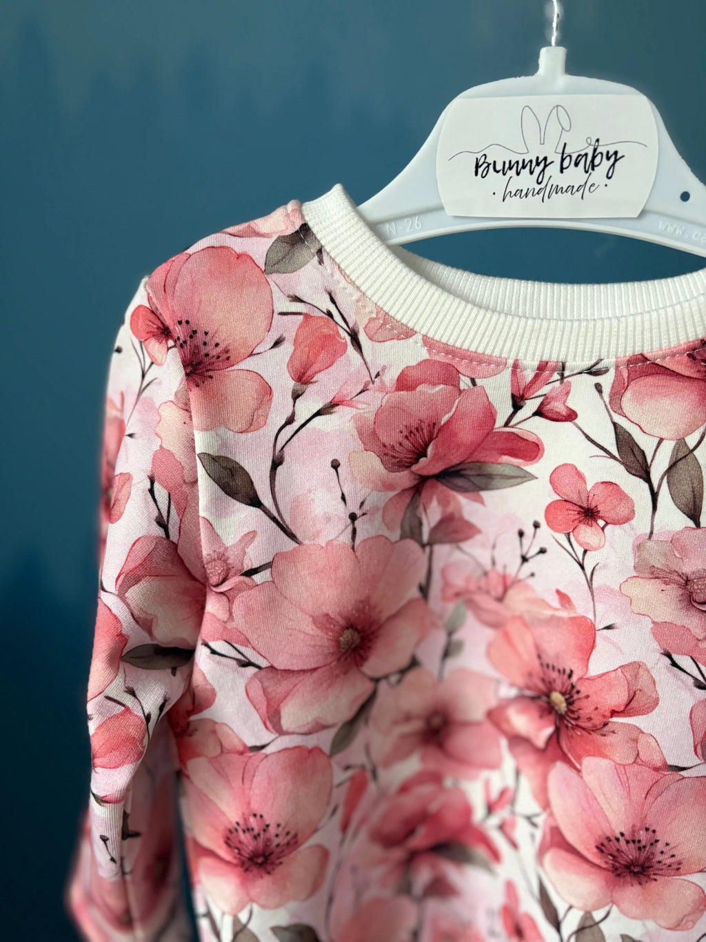 Bluza w kwitnące kwiaty wiśni - Bunny Baby