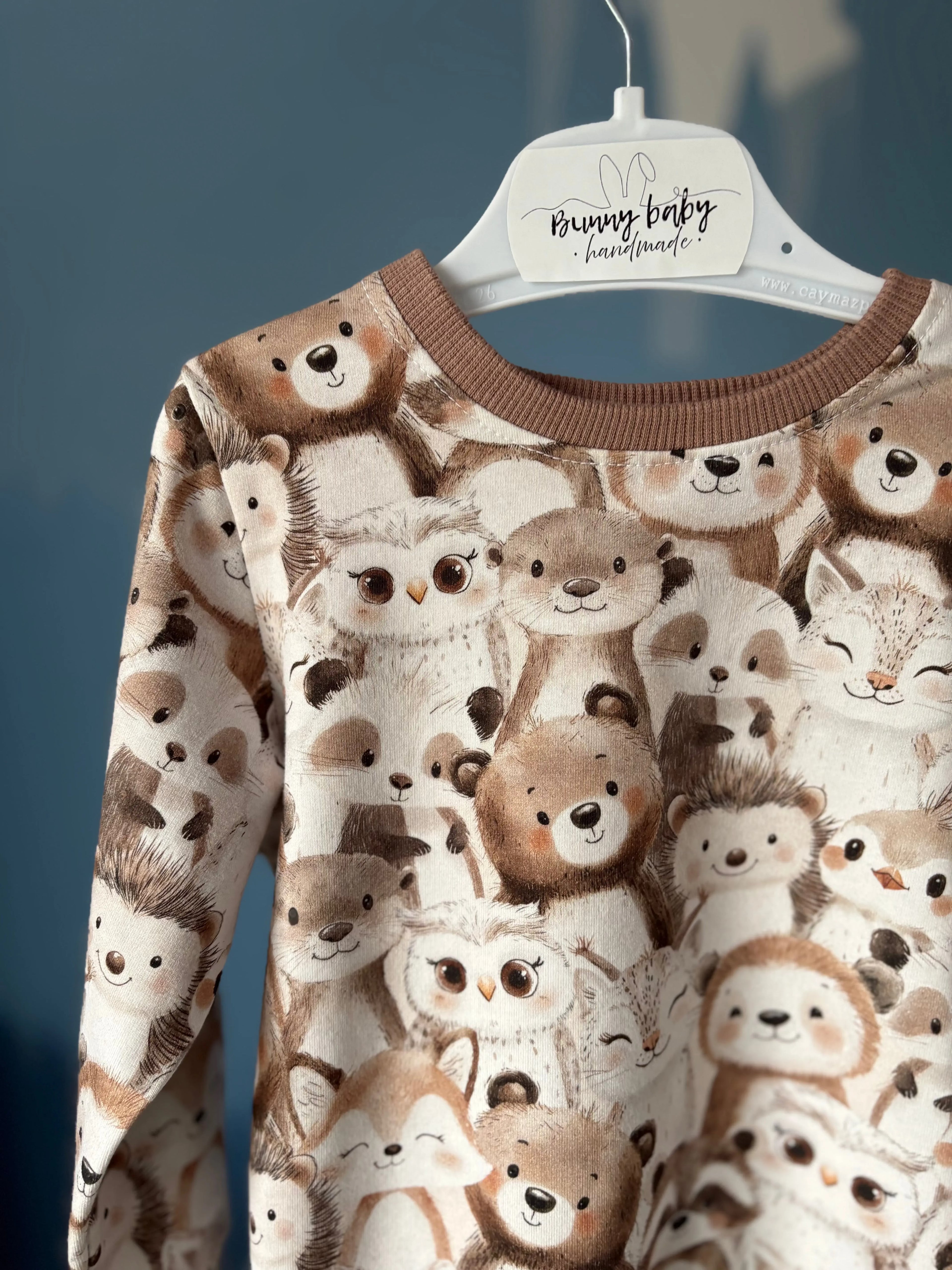 Bluza w jesienne zwierzątka - Bunny Baby