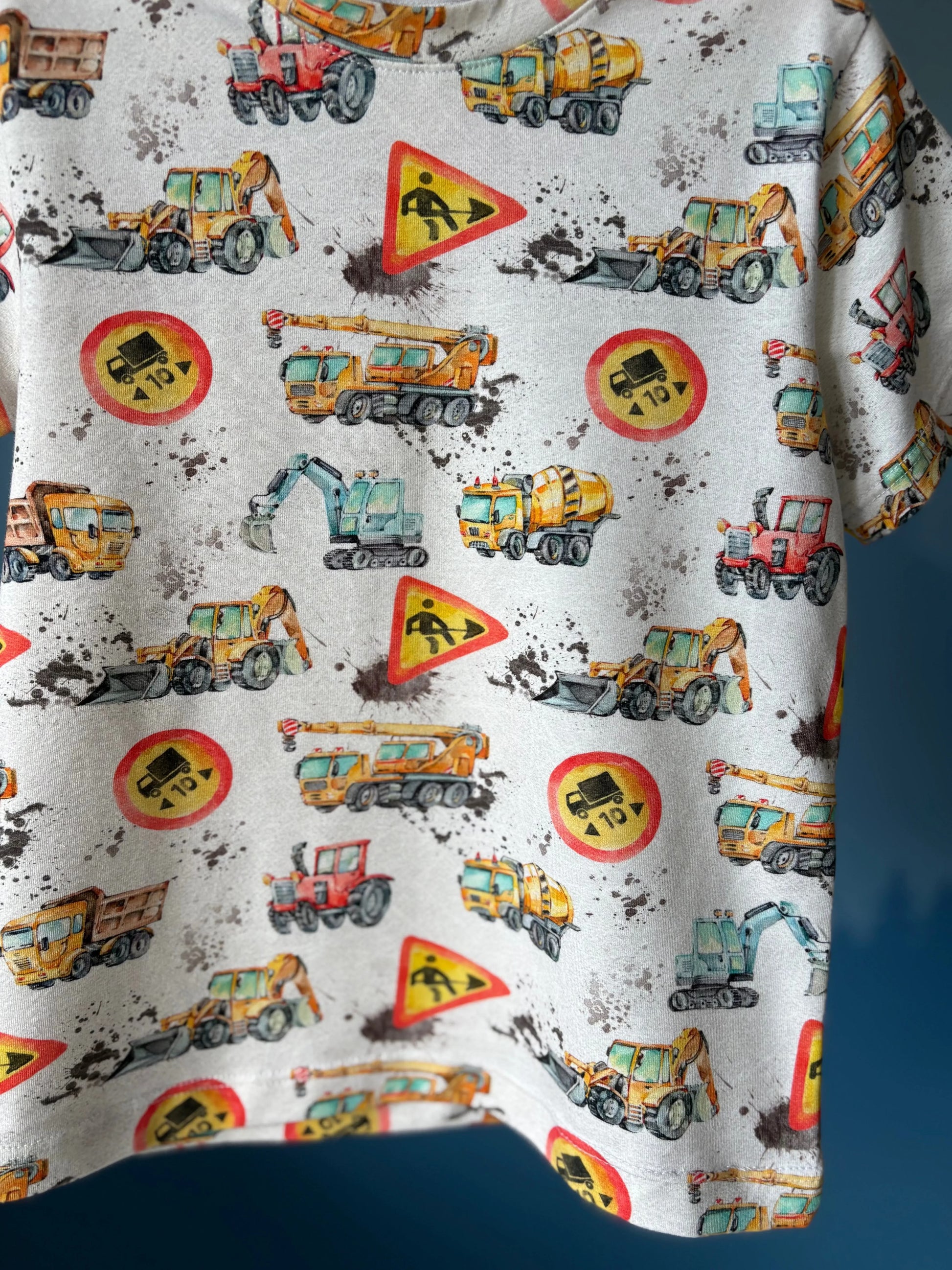 T-shirt chłopięcy praca na budowie - Bunny Baby