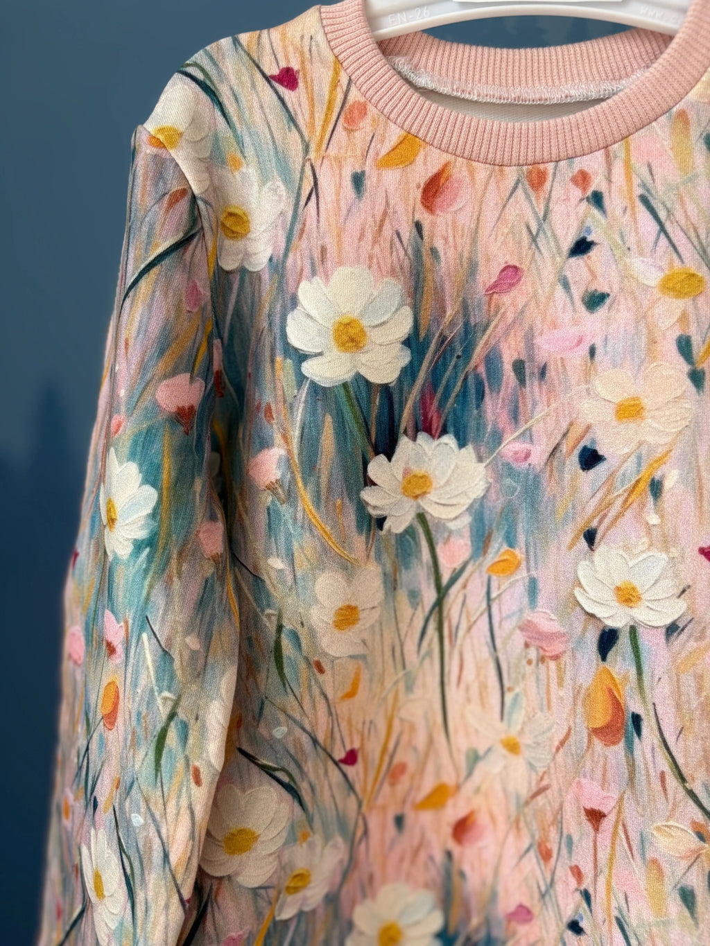 Bluza w kwiaty polne w odcieniach różu - Bunny Baby